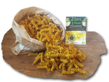 Pâtes sèches aux oeufs frais - Curcuma-Pavot